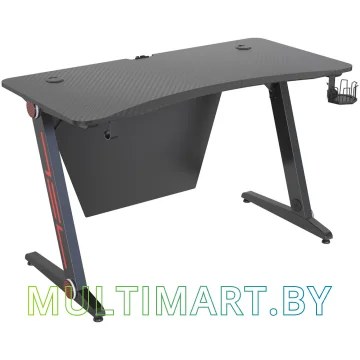Компьютерный стол Cactus CS-GTZ-BKRD-CARBON